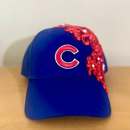 Cubs Hat- Bejeweled